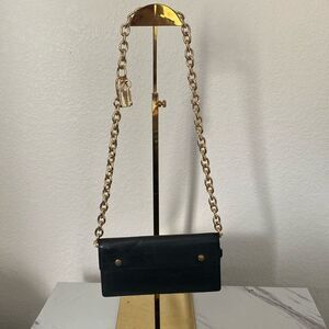 LOUIS VUITTON Taiga Black Envelope Wallet Continental Organizer